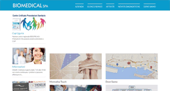 Desktop Screenshot of biomedicalspa.com